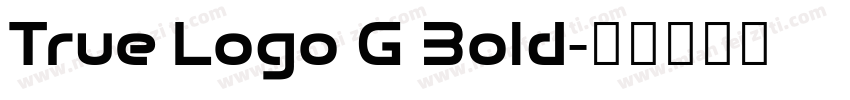 True Logo G Bold字体转换